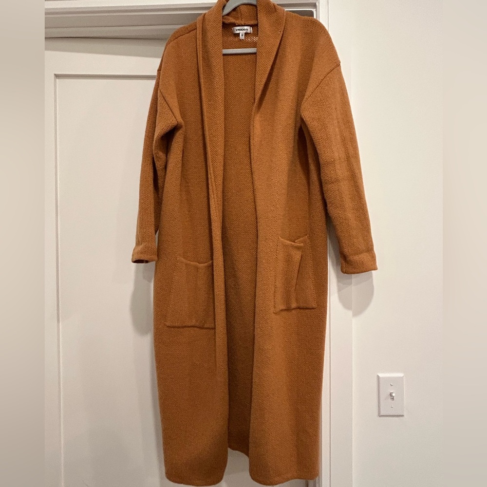 Vigoss Warm Burnt Orange Cardigan